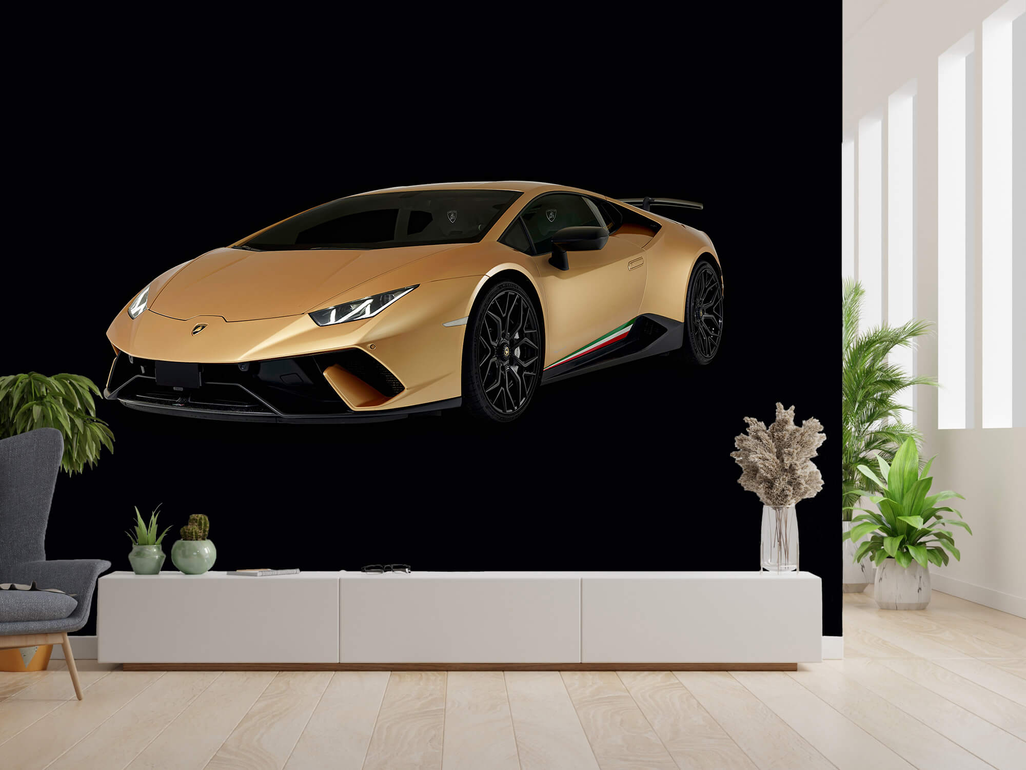 Wallpaper Lamborghini Huracán - Avant droit, noir 4