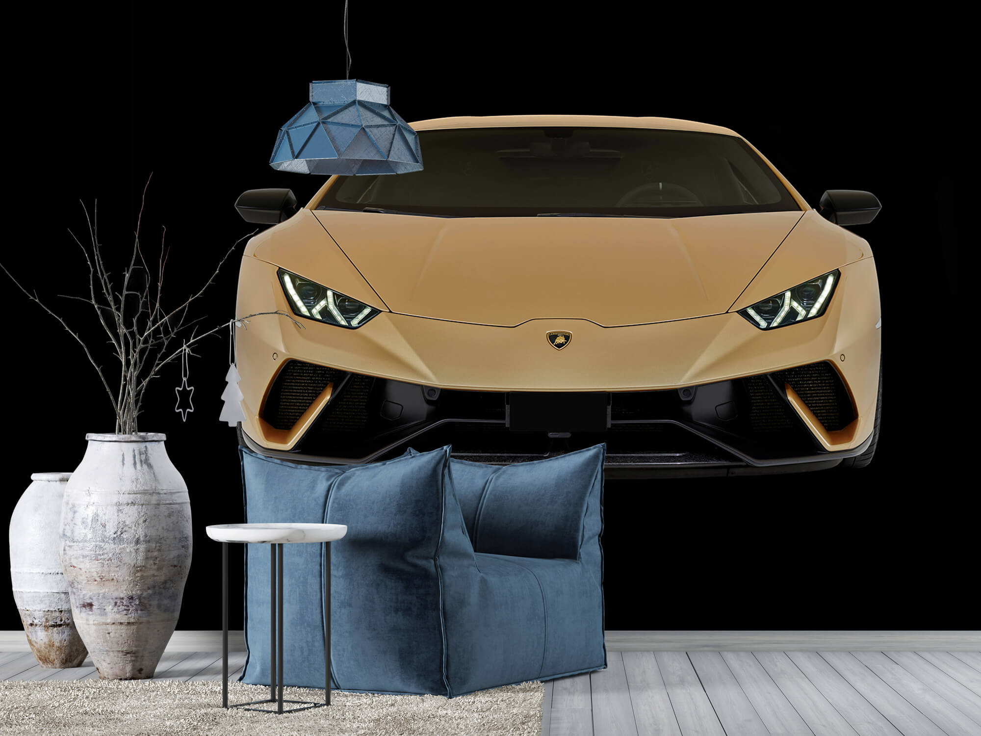 Wallpaper Lamborghini Huracán - Avant, noir 10