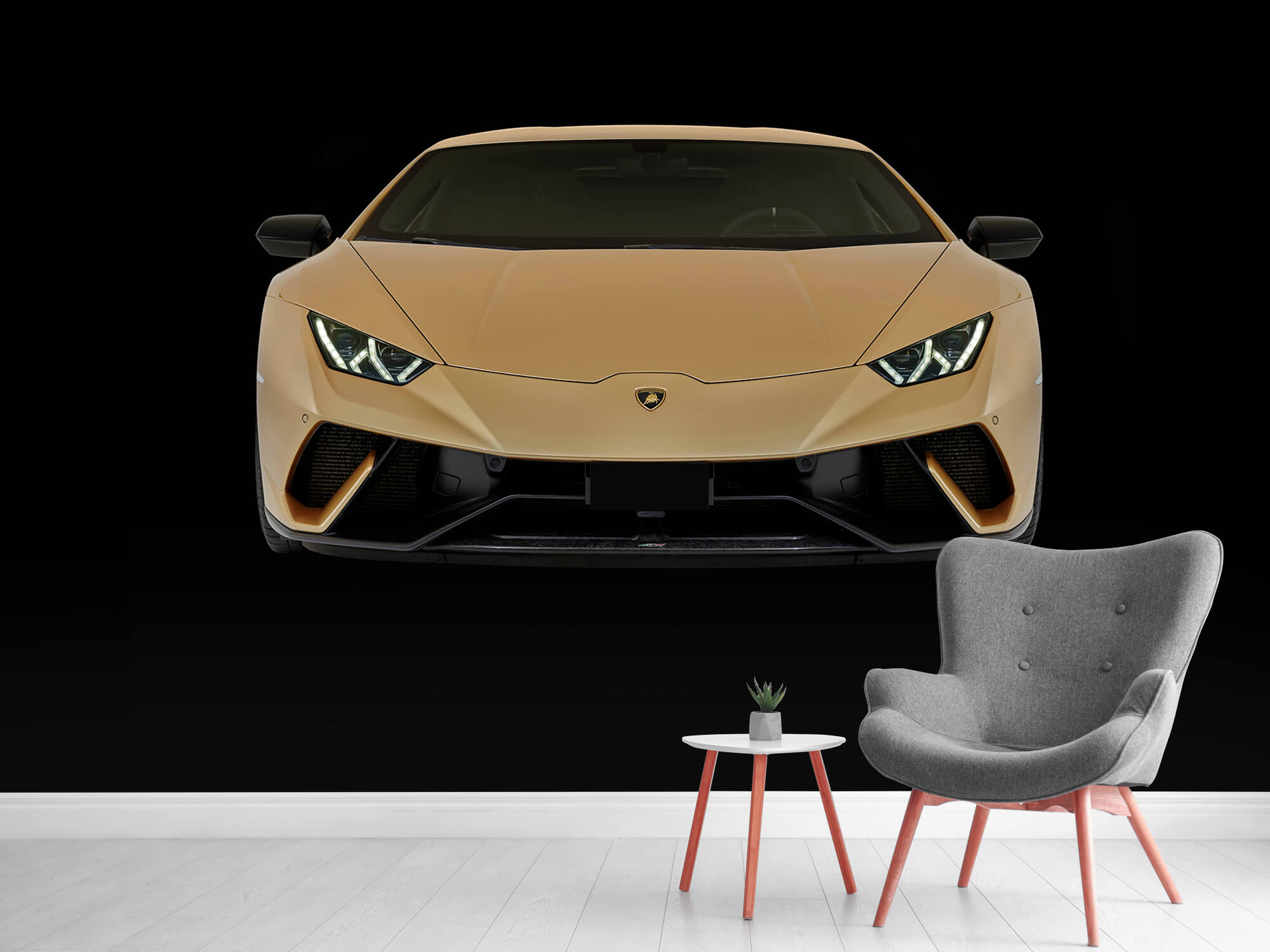 Wallpaper Lamborghini Huracán - Avant, noir 12