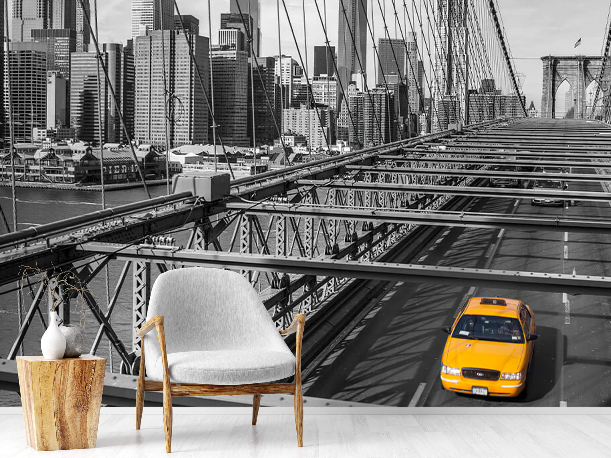  Un taxi sur le pont de Brooklyn 2