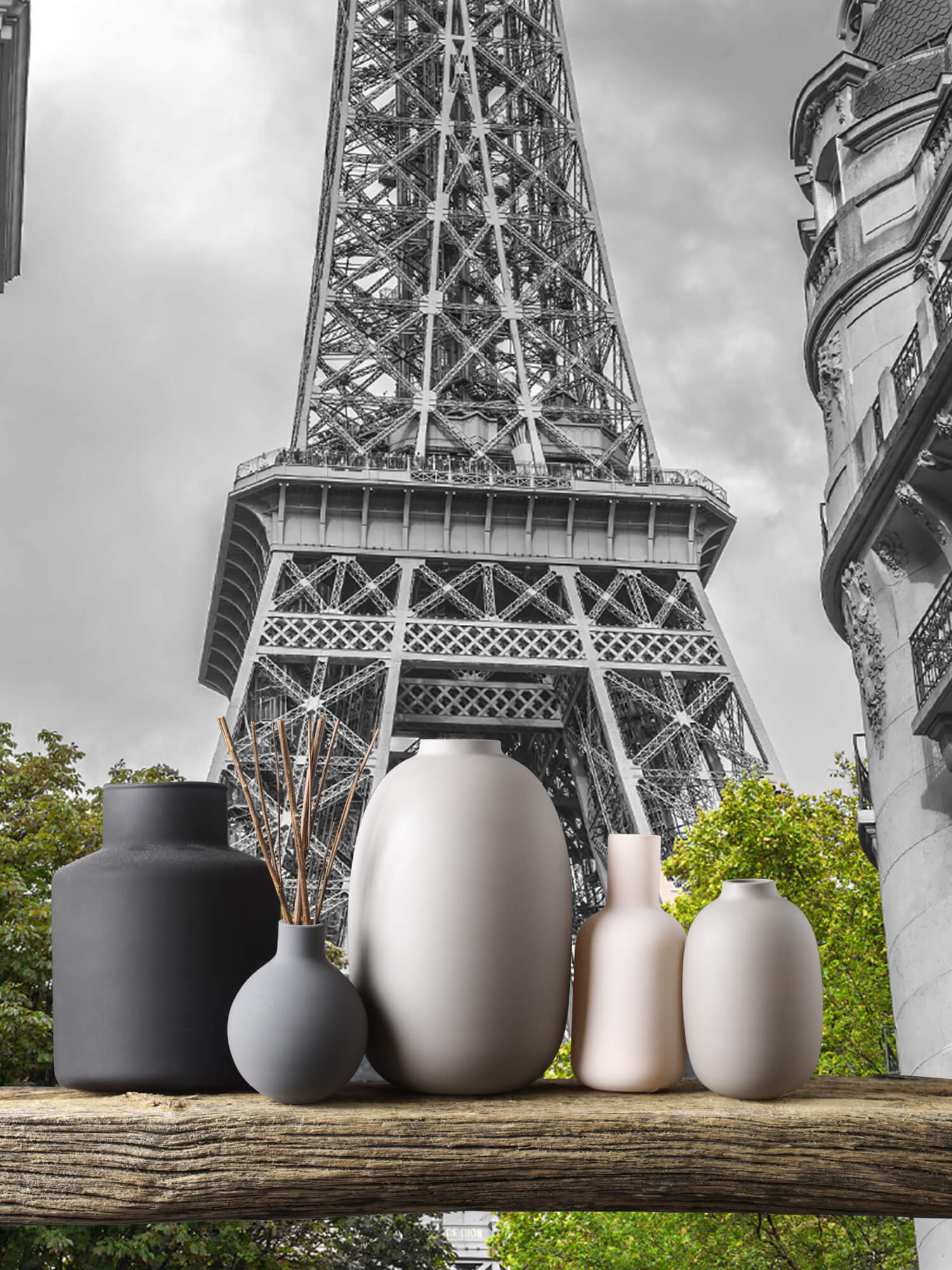  Tour Eiffel noir et blanc 6